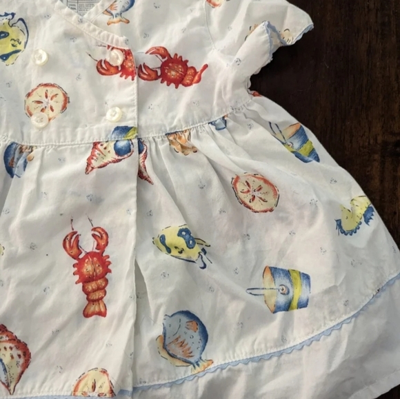 vintage Disney Store beachy style shirt/dress. Size 6 months - Picture 2 of 6